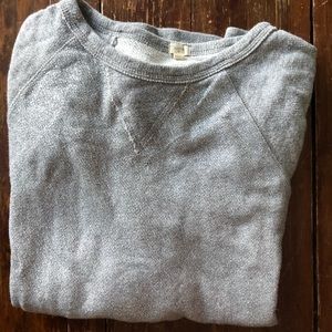 J. Crew grey and silver sweatshirt